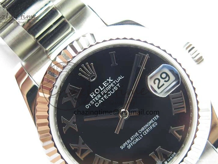 0411 Datejust 31mm 278271 SS BP Maker Best Edition Black Roman Dial on Oyster Bracelet SportInspired 2754